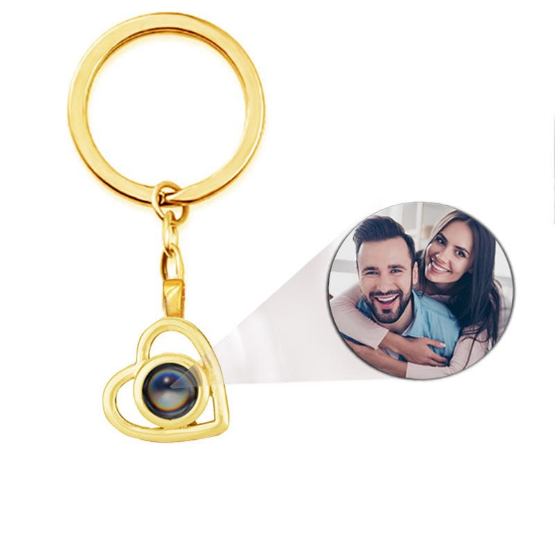 מפתח צילום מותאם אישית בצורת לב