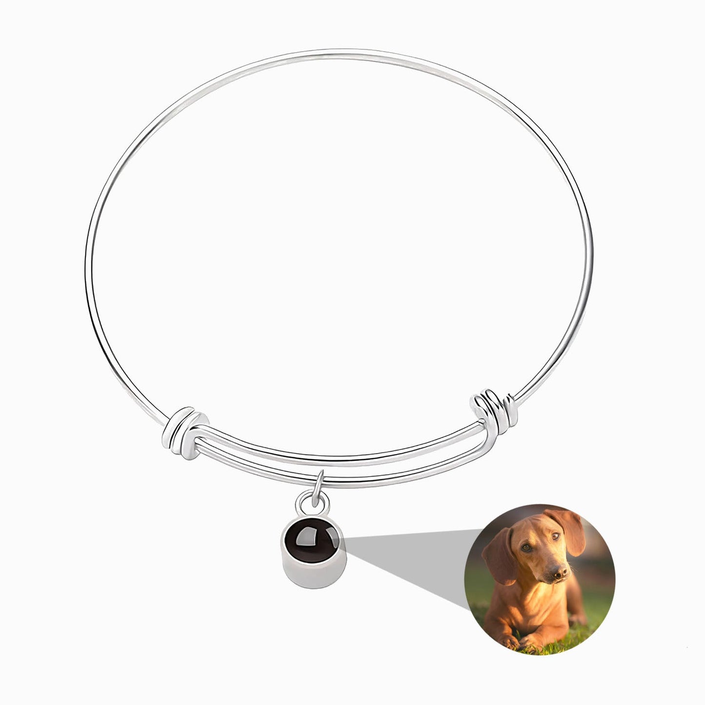 Bracciale memoria personalizzato con foto 