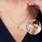 Personalized necklace with photo, a memory always with you 