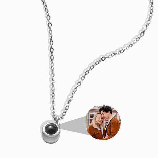 Personalized necklace with photo, a memory always with you 