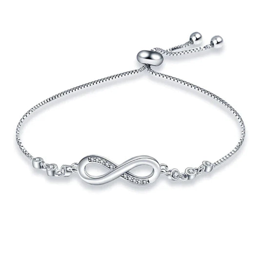 Frankreich Armband Ewige Liebe aus Silber sterling