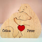 Puzzle Familial din Lemn Personalizat: Suvenir Unic și Timpuriu 