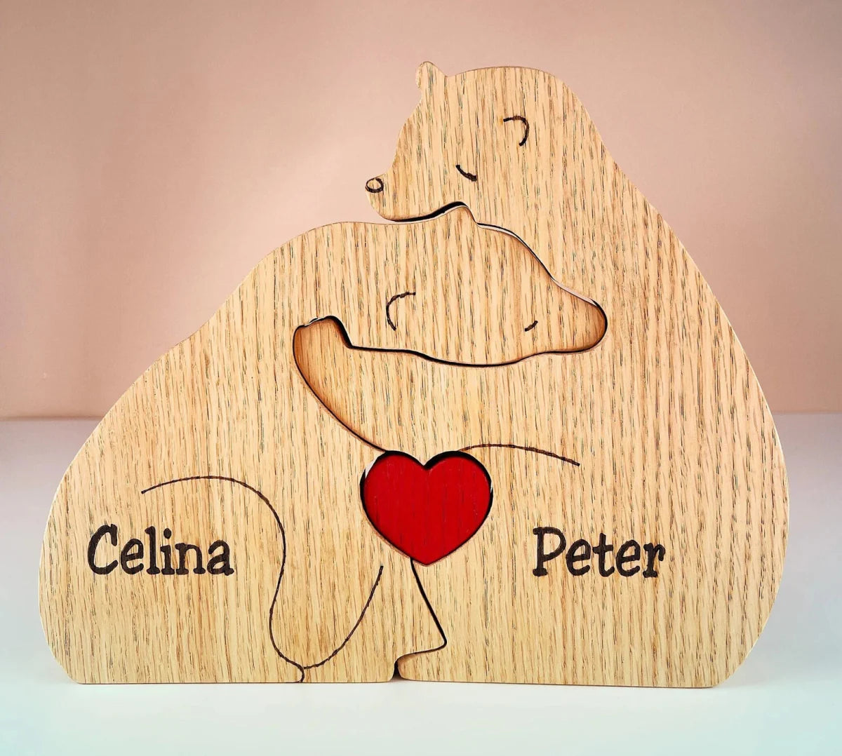 Puzzle Familial din Lemn Personalizat: Suvenir Unic și Timpuriu 